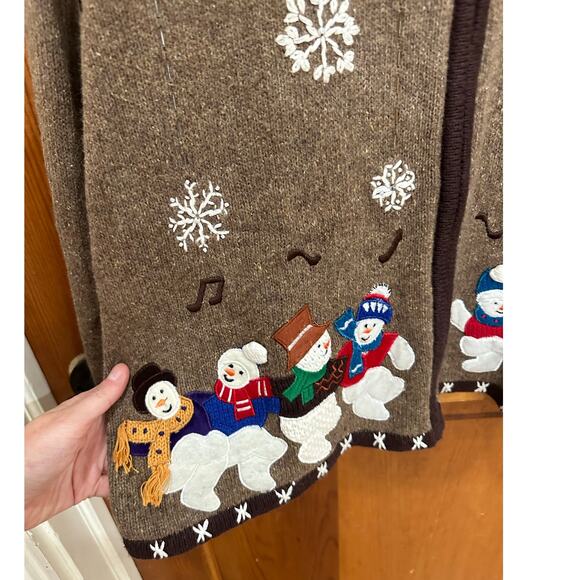 Vintage Snowman Sweater - Size XL - Picture 3 of 6
